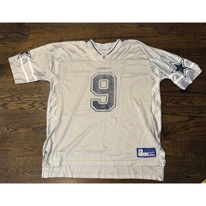 Reebok NFL Dallas Cowboys #9 Tony Romo  Jersey Size 2XL Gray